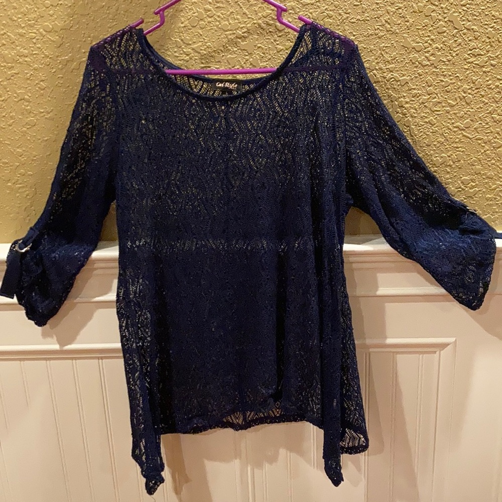 Navy top